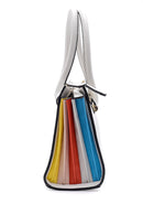 Women's Casual Shoulder Bag with Color Detail | Derimod Women's Casual Shoulder Bag with Color Detail | Derimod