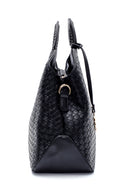 Women's Knitted Pattern Shoulder Bag | Derimod Women's Knitted Pattern Shoulder Bag | Derimod