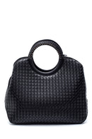 Women's Knitted Pattern Shoulder Bag | Derimod Women's Knitted Pattern Shoulder Bag | Derimod