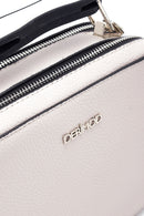 Kadın Gri Suni Deri Kol Çantası | Derimod Kadın Gri Suni Deri Kol Çantası | Derimod