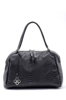 Women's Crocodile Detailed Shoulder Bag | Derimod Women's Crocodile Detailed Shoulder Bag | Derimod