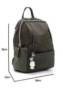 Women's Green Faux Leather Backpack | Derimod Women's Green Faux Leather Backpack | Derimod