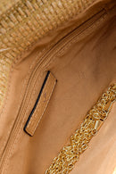 Kadın Püskül Detaylı Hasır Portföy | Derimod Kadın Püskül Detaylı Hasır Portföy | Derimod