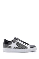 Kadın Yıldızlı Simli Sneaker | Derimod Kadın Yıldızlı Simli Sneaker | Derimod