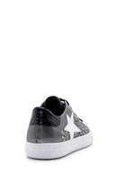 Kadın Yıldızlı Simli Sneaker | Derimod Kadın Yıldızlı Simli Sneaker | Derimod