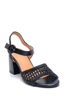 Kadın Kalın Topuklu Casual Sandalet | Derimod Kadın Kalın Topuklu Casual Sandalet | Derimod