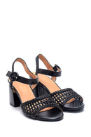 Kadın Kalın Topuklu Casual Sandalet | Derimod Kadın Kalın Topuklu Casual Sandalet | Derimod