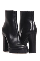 Women's Heeled Leather Boots | Derimod Women's Heeled Leather Boots | Derimod