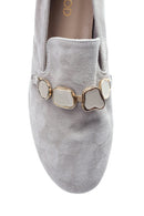Women's Stone Suede Loafer | Derimod Women's Stone Suede Loafer | Derimod