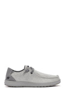 Skechers Men's Gray Melson-Nela Sports Sneaker | Derimod Skechers Men's Gray Melson-Nela Sports Sneaker | Derimod