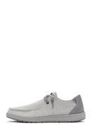 Skechers Men's Gray Melson-Nela Sports Sneaker | Derimod Skechers Men's Gray Melson-Nela Sports Sneaker | Derimod