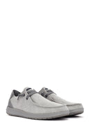 Skechers Men's Gray Melson-Nela Sports Sneaker | Derimod Skechers Men's Gray Melson-Nela Sports Sneaker | Derimod