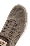 Skechers Men's Beige Corliss - Dorset Lace-Up Fabric Sneakers | Derimod Skechers Men's Beige Corliss - Dorset Lace-Up Fabric Sneakers | Derimod