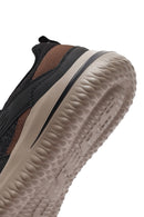 Skechers Men's Black Delson 3.0 Fabric Sneaker | Derimod Skechers Men's Black Delson 3.0 Fabric Sneaker | Derimod