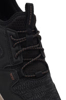 Skechers Men's Black Delson 3.0 Fabric Sneaker | Derimod Skechers Men's Black Delson 3.0 Fabric Sneaker | Derimod