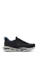Skechers Men's Black Arch Fit Orvan - Kincade Lace-Up Thick Sole Sneaker | Derimod Skechers Men's Black Arch Fit Orvan - Kincade Lace-Up Thick Sole Sneaker | Derimod
