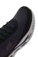 Skechers Men's Black Arch Fit Orvan - Kincade Lace-Up Thick Sole Sneaker | Derimod Skechers Men's Black Arch Fit Orvan - Kincade Lace-Up Thick Sole Sneaker | Derimod