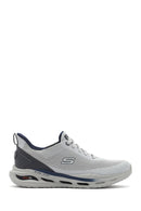 Skechers Men's Grey Arch Fit Orvan - Kincade Lace-Up Thick Sole Sneaker | Derimod Skechers Men's Grey Arch Fit Orvan - Kincade Lace-Up Thick Sole Sneaker | Derimod