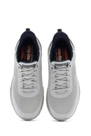 Skechers Men's Grey Arch Fit Orvan - Kincade Lace-Up Thick Sole Sneaker | Derimod Skechers Men's Grey Arch Fit Orvan - Kincade Lace-Up Thick Sole Sneaker | Derimod