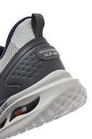 Skechers Men's Grey Arch Fit Orvan - Kincade Lace-Up Thick Sole Sneaker | Derimod Skechers Men's Grey Arch Fit Orvan - Kincade Lace-Up Thick Sole Sneaker | Derimod