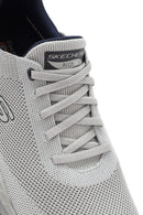 Skechers Men's Grey Arch Fit Orvan - Kincade Lace-Up Thick Sole Sneaker | Derimod Skechers Men's Grey Arch Fit Orvan - Kincade Lace-Up Thick Sole Sneaker | Derimod