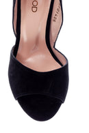 Women's Suede Heeled Shoes | Derimod Women's Suede Heeled Shoes | Derimod