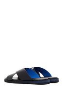 Erkek Siyah Deri Terlik | Derimod Erkek Siyah Deri Terlik | Derimod