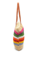 Women's Straw Shoulder Bag | Derimod Women's Straw Shoulder Bag | Derimod