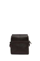 Male Brown Leather Messenger Bag | Derimod Male Brown Leather Messenger Bag | Derimod