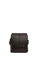 Male Brown Leather Messenger Bag | Derimod Male Brown Leather Messenger Bag | Derimod