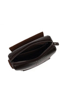 Male Brown Leather Messenger Bag | Derimod Male Brown Leather Messenger Bag | Derimod