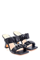 Women's Casual Heeled Slippers | Derimod Women's Casual Heeled Slippers | Derimod