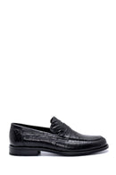 Erkek Deri Kroko Desenli Loafer | Derimod Erkek Deri Kroko Desenli Loafer | Derimod