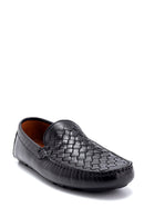 Erkek Deri Örgü Detaylı Loafer | Derimod Erkek Deri Örgü Detaylı Loafer | Derimod