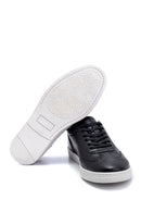 Men's Suede Detailed Leather Sneaker | Derimod Men's Suede Detailed Leather Sneaker | Derimod