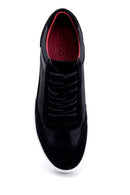 Erkek Süet Detaylı Deri Sneaker | Derimod Erkek Süet Detaylı Deri Sneaker | Derimod