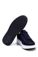 Men's Leather Nubuck Sneaker | Derimod Men's Leather Nubuck Sneaker | Derimod