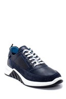 Erkek Süet Detaylı Deri Sneaker | Derimod Erkek Süet Detaylı Deri Sneaker | Derimod