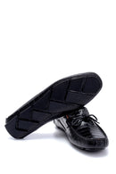 Men's Leather Crocodile Patterned Loafer | Derimod Men's Leather Crocodile Patterned Loafer | Derimod