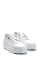 Erkek Deri Fermuar Detaylı Sneaker | Derimod Erkek Deri Fermuar Detaylı Sneaker | Derimod