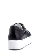 Erkek Deri Fermuar Detaylı Sneaker | Derimod Erkek Deri Fermuar Detaylı Sneaker | Derimod