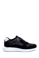 Men's Suede Detailed Leather Sneaker | Derimod Men's Suede Detailed Leather Sneaker | Derimod