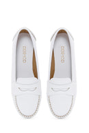 Kadın Beyaz Loafer | Derimod Kadın Beyaz Loafer | Derimod