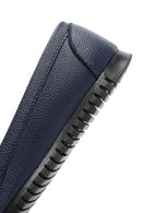 Women's Navy Blue Tassel Detailed Loafer | Derimod Women's Navy Blue Tassel Detailed Loafer | Derimod