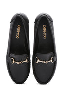 Women's Black Wedge Heel Loafer | Derimod Women's Black Wedge Heel Loafer | Derimod