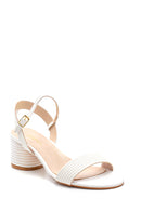 Kadın Gümüş Suni Deri Terlik | Derimod Kadın Gümüş Suni Deri Terlik | Derimod