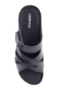 Women's Wedge Heeled Casual Slippers | Derimod Women's Wedge Heeled Casual Slippers | Derimod