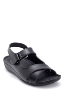 Kadın Dolgu Topuk Casual Sandalet | Derimod Kadın Dolgu Topuk Casual Sandalet | Derimod