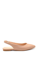 Kadın Bej Arkası Açık Günlük Babet | Derimod Kadın Bej Arkası Açık Günlük Babet | Derimod