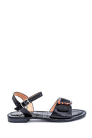 Kadın Kroko Baskılı Casual Sandalet | Derimod Kadın Kroko Baskılı Casual Sandalet | Derimod